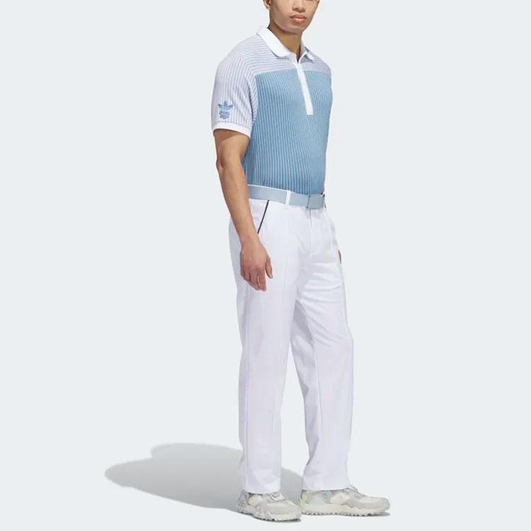 adidas Originals Casual Pants Men's White Moderate Straight Fit Pants IB2941