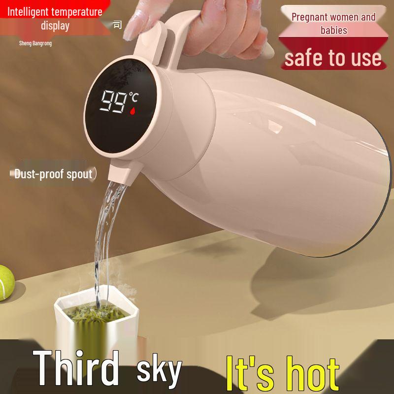 Smart Insulated Large Capacity Thermos Kettle for Boiling and Keeping Water Warm