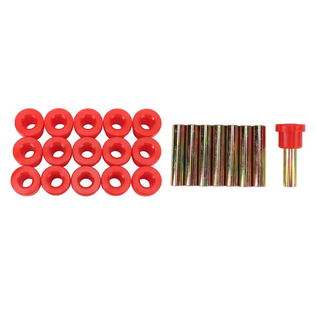 Spring Bushing Kit 1015583 Golf Cart Rear Leaf Spring Polyurethane Bushing and Sleeves Replacement for E‑Z‑GO TXT
