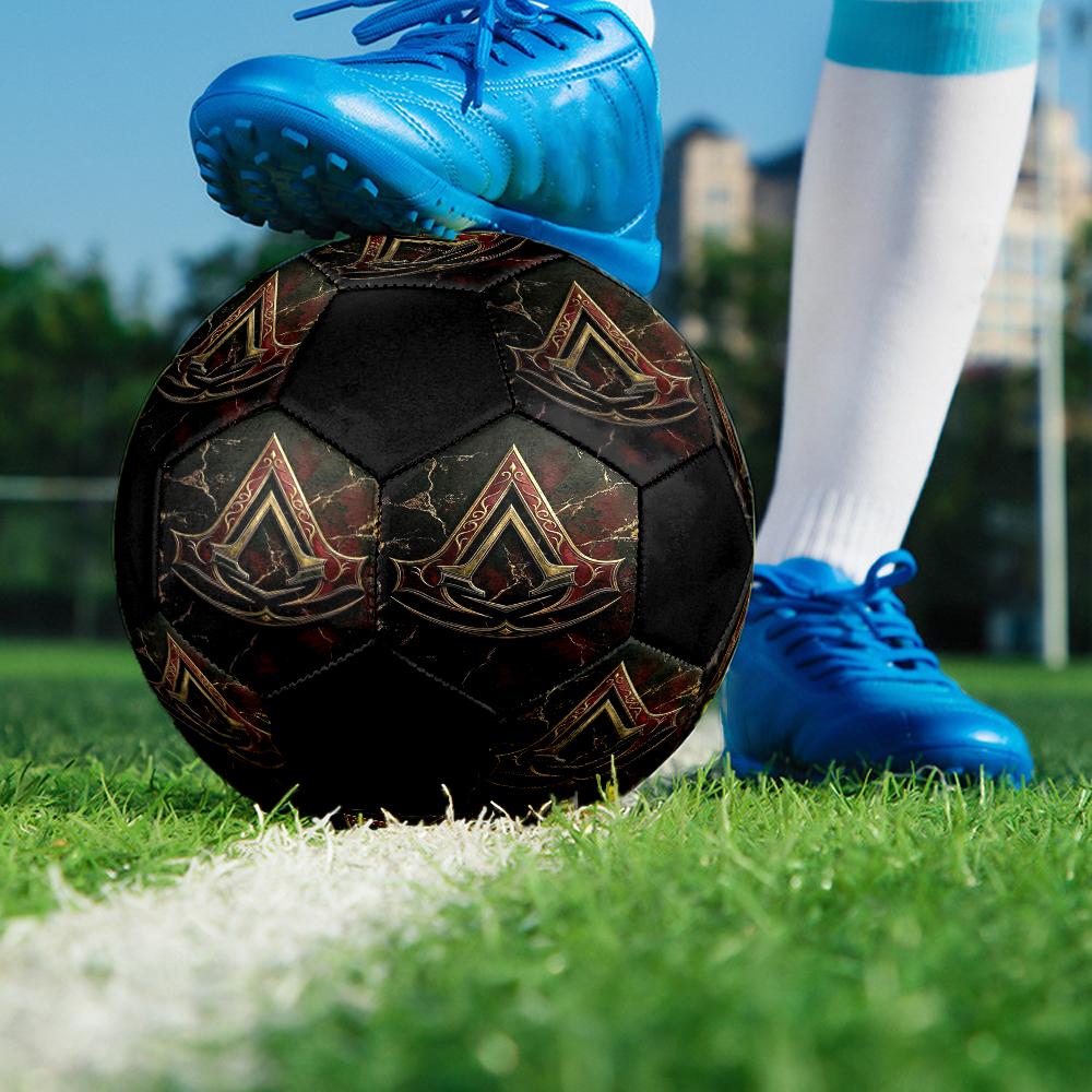Assassin's Creed Theme Size 5 Soccer Ball, Suitable for Both Indoor and Outdoor Matches, a Gift Suitable for Everyone.