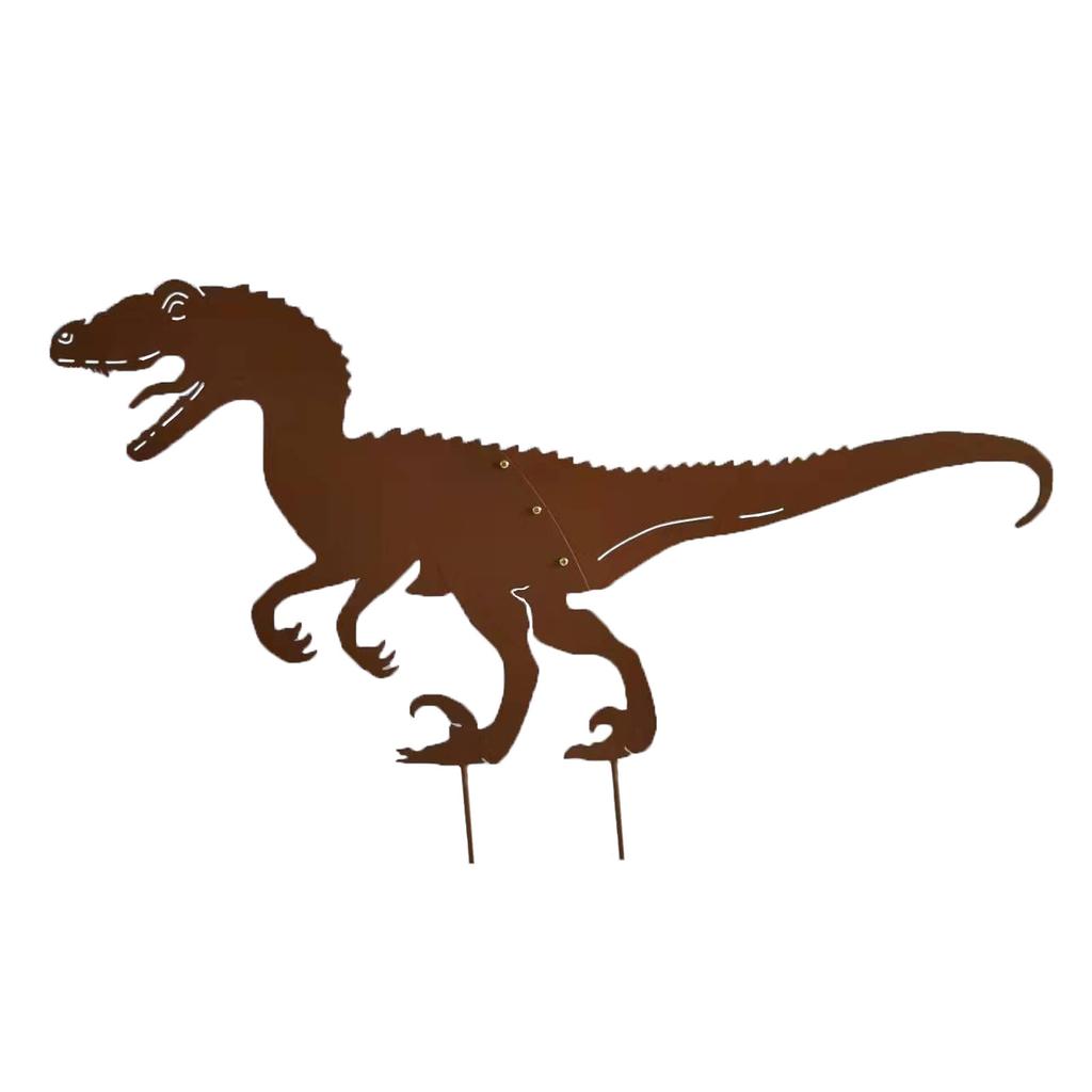 Dinosaur Decorative Art Silhouette Metal Animal Silhouette Art Courtyard Decorate