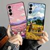 Kreativní pouzdro s olejomalbou krajiny pro Samsung Galaxy A52 A36 A57 A15 A05 A53 A17 A25 A16 A06 A73 A51 A55 A37 A23 Kryt na telefon