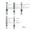50Pcs Diamond Milling Cutter For Manicure Electric Nail Drill Bits Accessory Pedicure Machine Nail File Gel Remover Tool