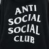 ANTI SOCIAL SOCIAL CLUB Made in USA Back print Long sleeve Sweatshirts Men's Used