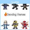 Interactive Dancing Robot Toy With Lights And Music Iron Man Bumblebee Spider-man