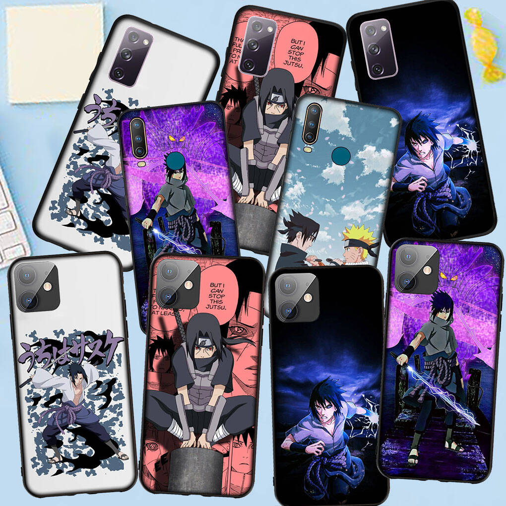 Phone Case for iPhone 17 15 16 Plus Xiaomi Poco X7 X6 F8 F7 C85 C75 C71 Redmi Note 14 12 11 13 Pro Max A4 14C 13C Comics Uchiha Sasuke Narutos Cover