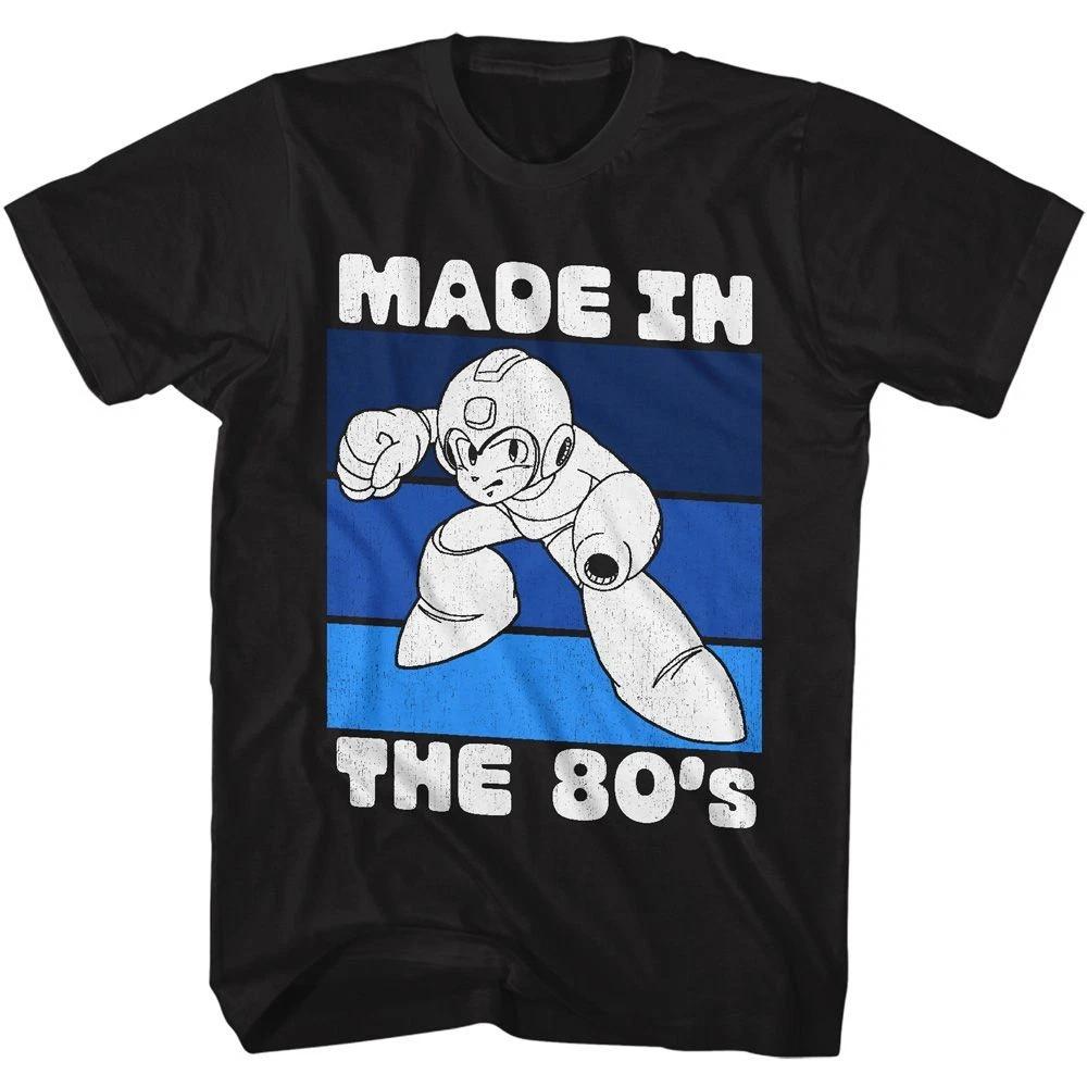 Mega Man Megaman Made In The 80S Black Gaming Shirt 160