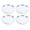 4PCS Car Wheel Center Caps 68mm 2.68in OD 62mm 2.44in ID ABS Vehicle Rim Hub Caps for SUV Sedan Truck