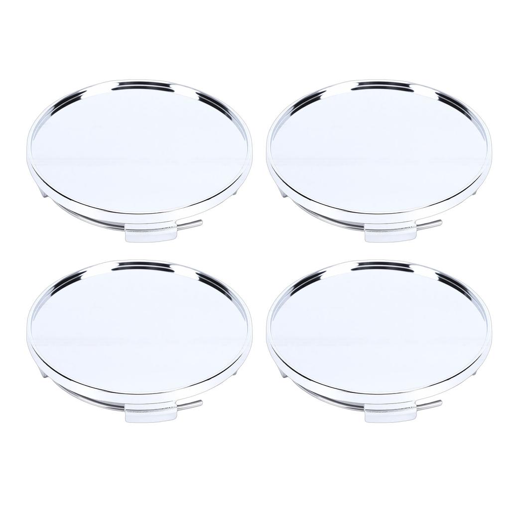 4PCS Car Wheel Center Caps 68mm 2.68in OD 62mm 2.44in ID ABS Vehicle Rim Hub Caps for SUV Sedan Truck