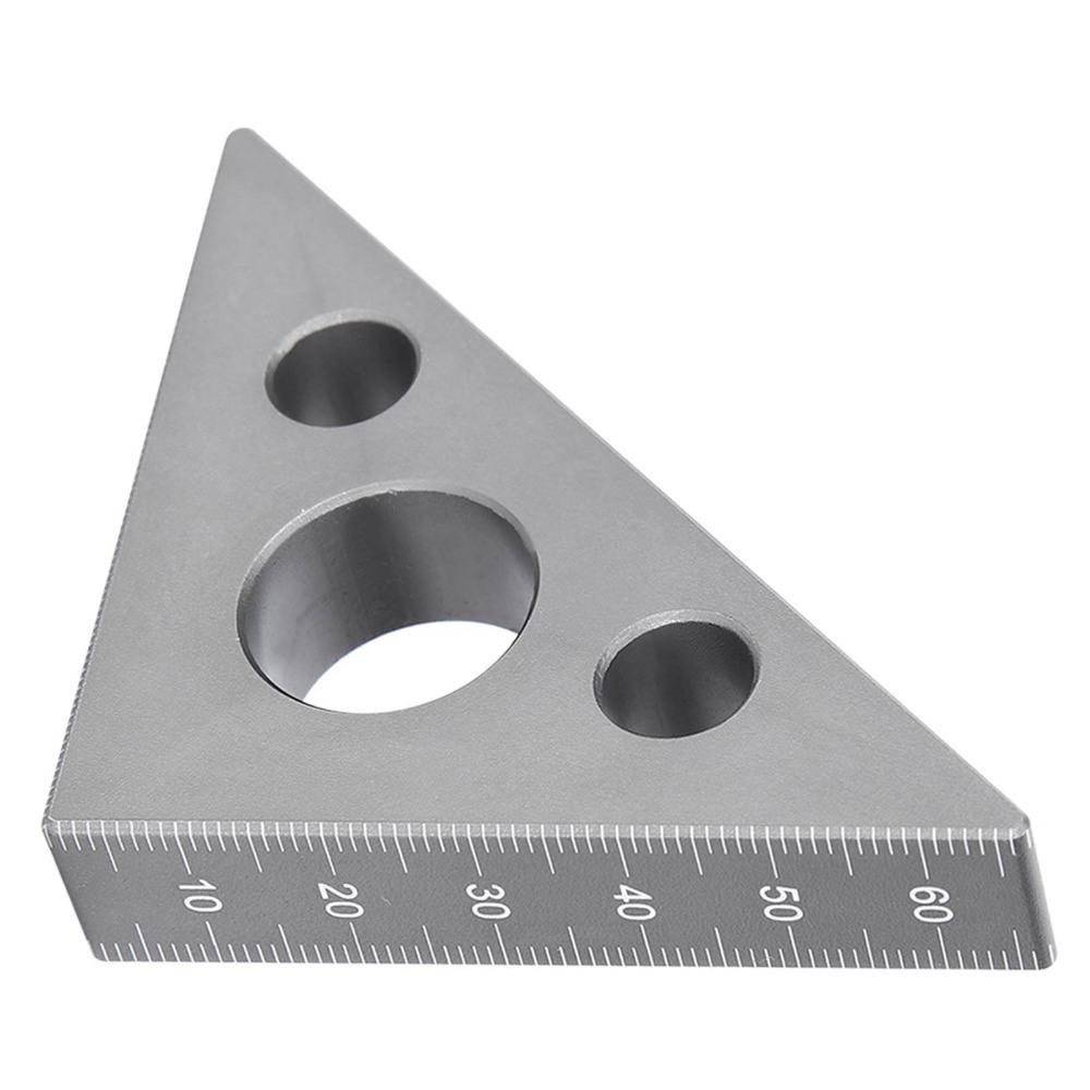 Aluminum Alloy Right Angle Ruler Layout Square  For DIY Woodworking Workshop