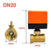 1/2" 3/4" 1"  220V 12V 24V 3-Wire 2 Point High Performance Motorized Ball Valve Control Brass Electric Ball Valve