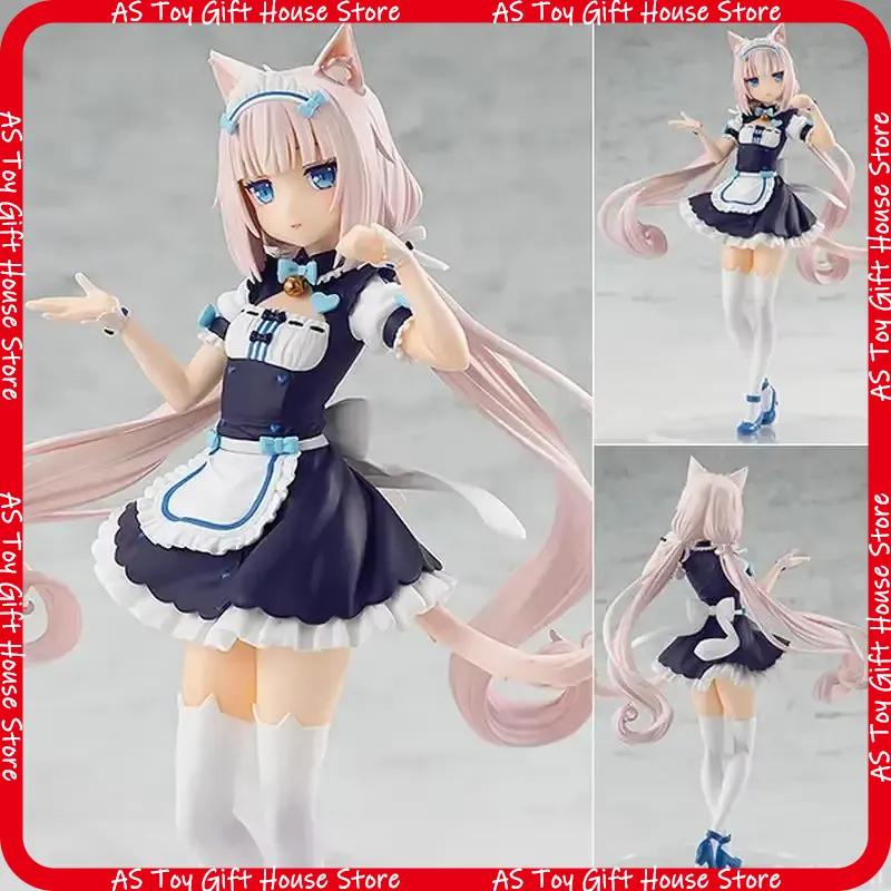 Nekopara Chocola Vanilla Cat Maid Anime Character Figurine Kawaii Garage Statue Desktop Ornaments Collectible Gift For Anime Fan