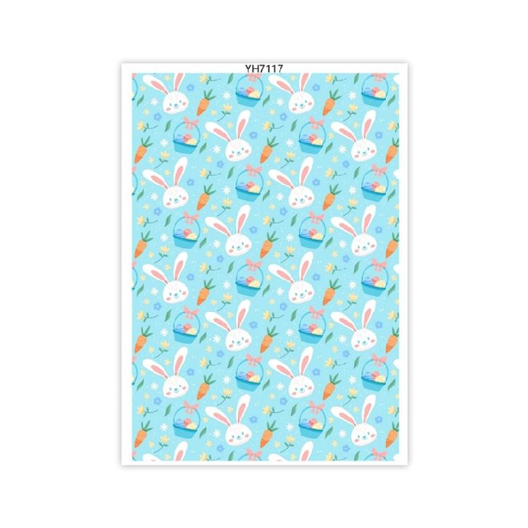 Clay Earrings Transfer Paper Easters Colored Eggs Printing Paper Water Soluble Transfer Decal Clay Transfer Sheets