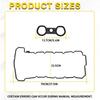 Engine Valve Cover Gaskets Kit Replacement Gray Fit 2009-12 BMW 328i 11127559311