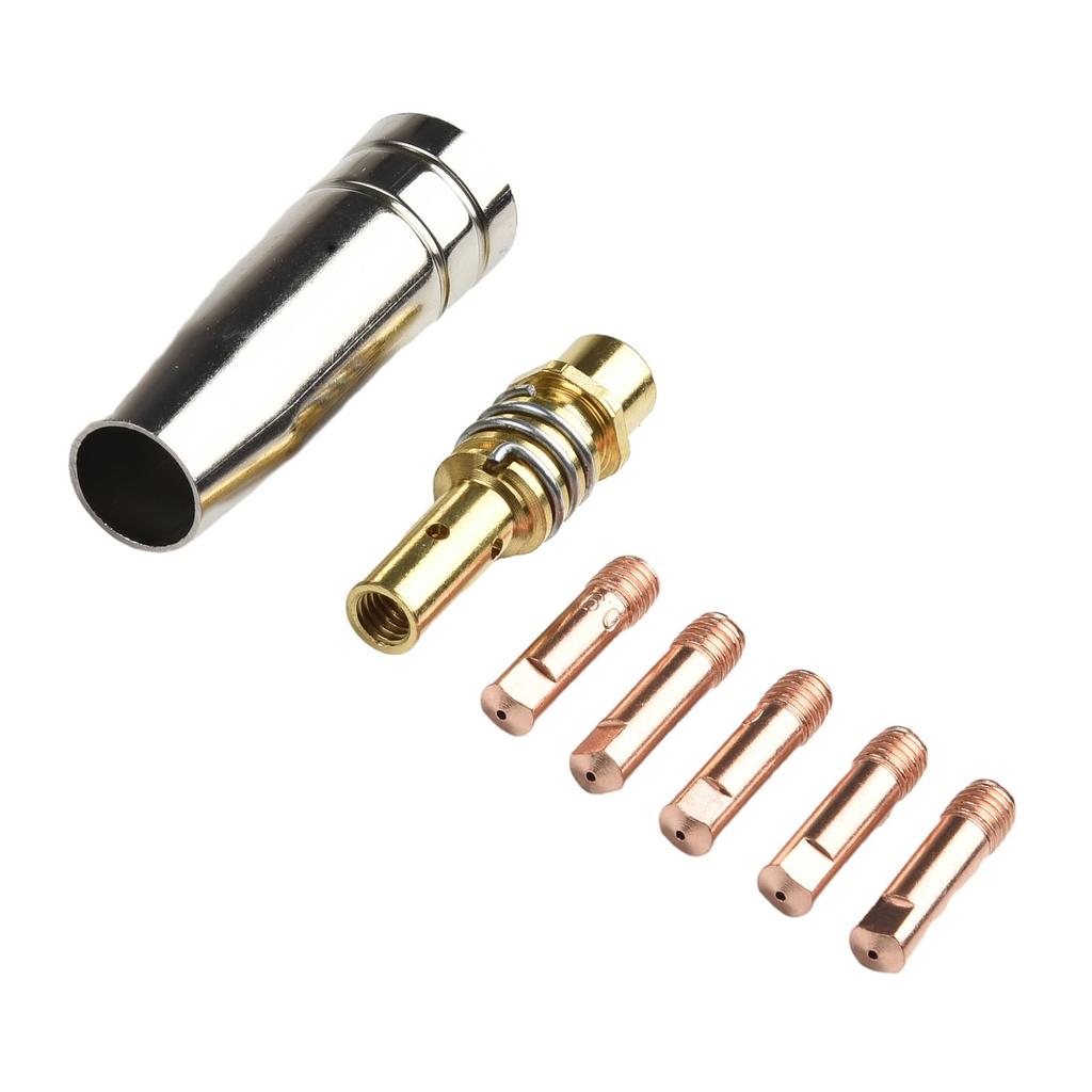 0,6 mm - 1,2 mm MIG-Schweißdüse Schutzdüse 7-teiliges Zubehör