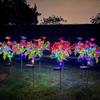 LED Solar Butterfly Garden Light - Colorful Flower Decoration Lamp