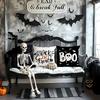 Halloween Pillowcase Ghost Printed Linen Material American Holiday Decoration Pillowcase