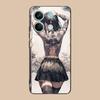 Fashion Tattoo Girl Mobile Phone Case for Xiaomi 15 14 13 12 Mi 11 T Ultra Lite Pro S X 5G Colorful Printing Cover Cover Pretty