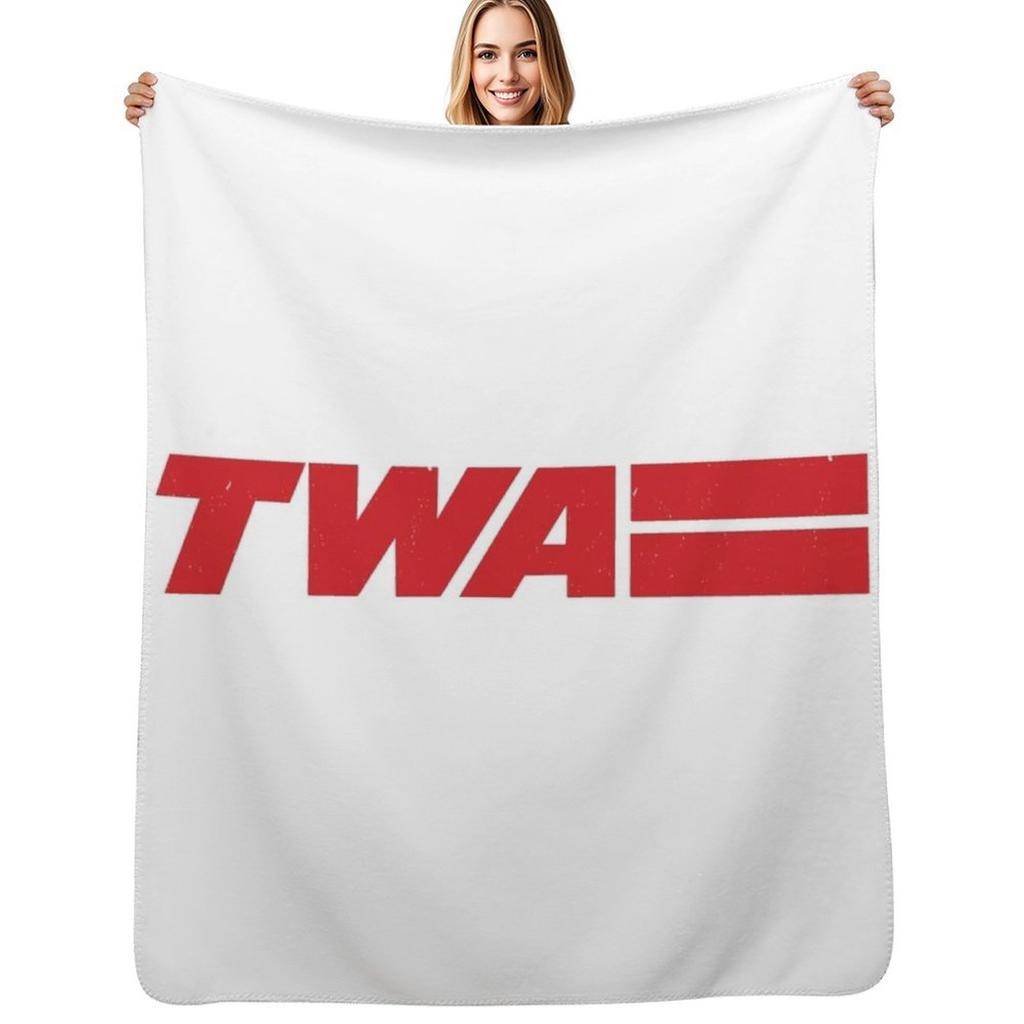 TWA - vintage logo Throw Blanket Soft Home Decor Blanket for Couch Bedroom