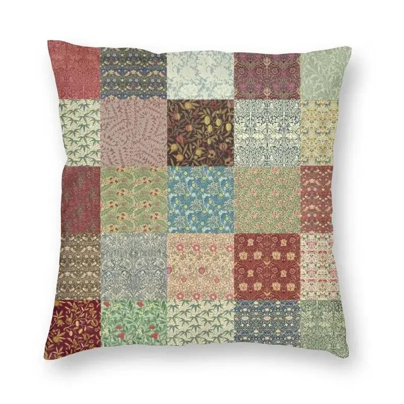 Vintage Floral Cushion Cover 40x40cm Velvet Modern Pillow Cases for Sofa