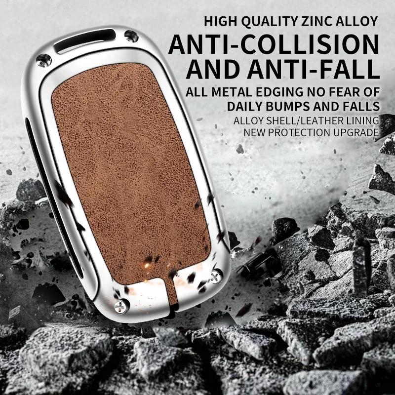 AAALV1 Zinc Alloy Car Key Case For Honda Civic 2022/2023 Models Remote Control Protector For Honda  Accord Special Key Cover Keychain