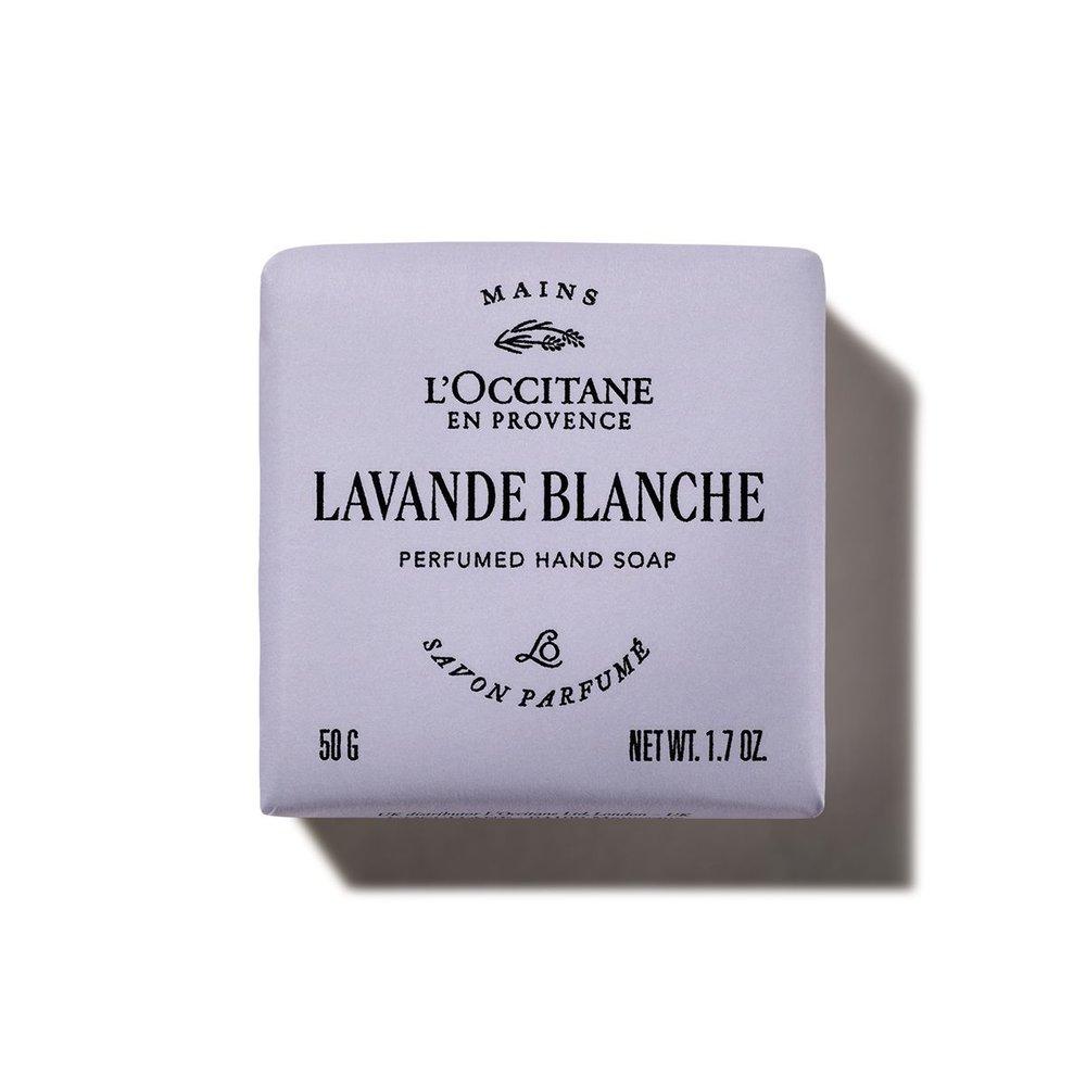L Occitane Lavande Blanche Perfumed Soap 50g (White Lavender)