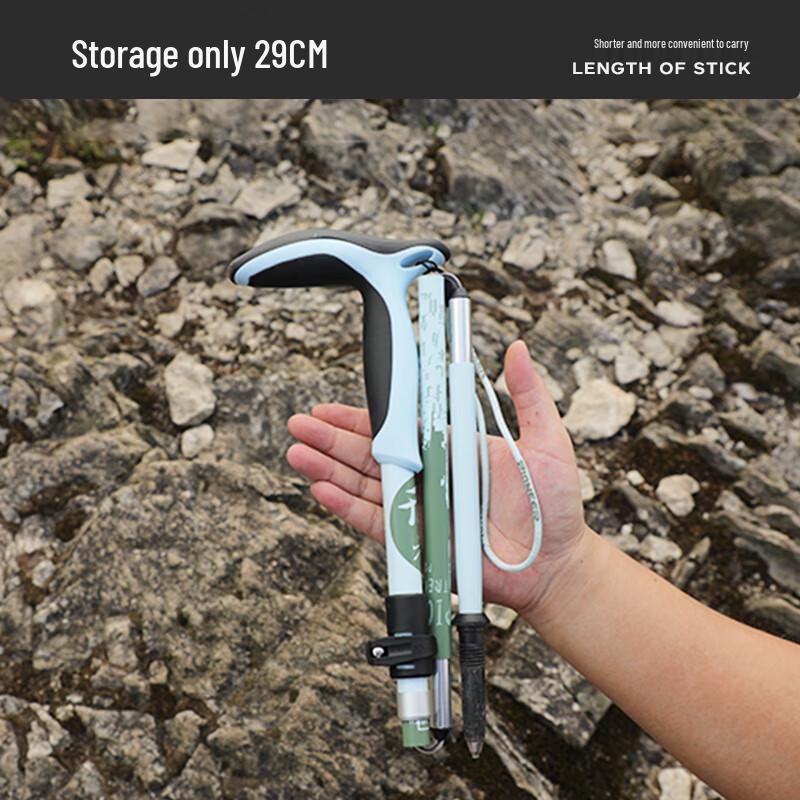 PIONEER Sirius 9 Series Carbon Aluminum T-Handle Trekking Pole