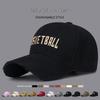 Zhenyueqi Embroidered Distressed Curved Brim Baseball Cap
