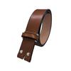 WING LEATHER Tochigi Leather Belt for Men - Genuine Leather, Replacement Strap Only, Casual, Made In Japan, Cowhide, Stylish, Plain, 40mm, Size L,
