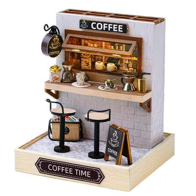 Mini Miniature Doll House DIY Small House Kit Making Room Toys Wooden Puzzle Craft Home Bedroom Decorations with Furniture Dollhouse