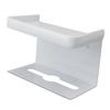 Toilet Paper Holder Wall Mount Tissue Roll Storage Rack Aluminum Tissue Dispenser for Bathroom Washroom
