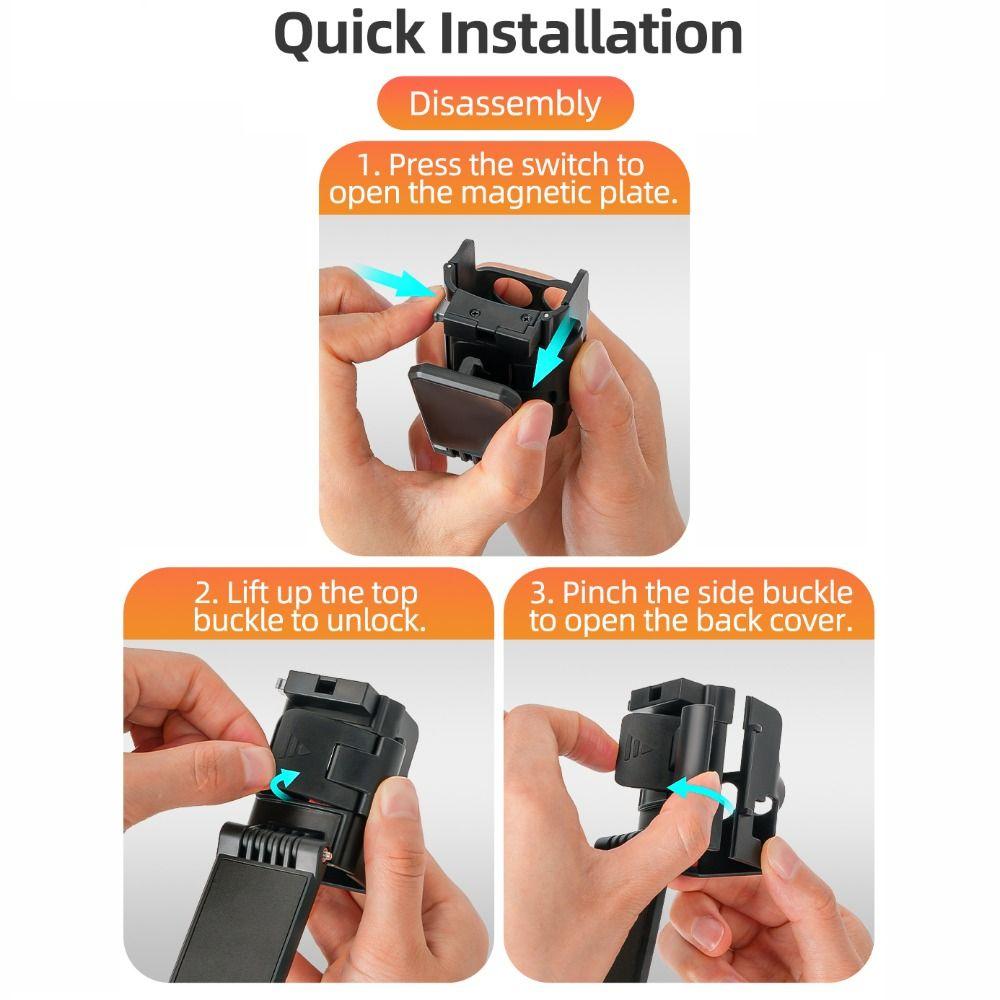 Multifunctional Magnetic Mount Foldable Portable Desktop Base Bracket Durable Adjustable for DJI Osmo Pocket 4