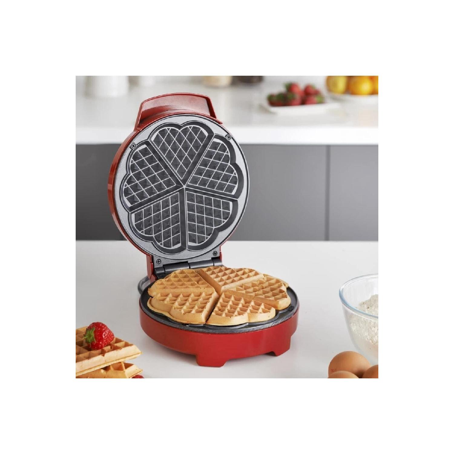 

Heart Shaped, 1000wat, Waffle Maker