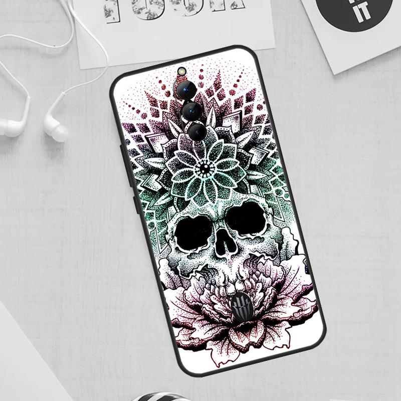 Mandala Pattern Case For ZTE Nubia Red Magic 11 10 9 8 8S 9S 10S Pro Plus 6 7 6S 7S For RedMagic 10 Air Cover