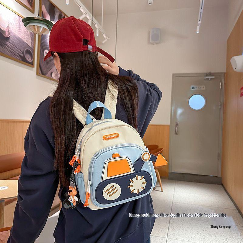 Cute Cartoon Kindergarten Backpack for Boys