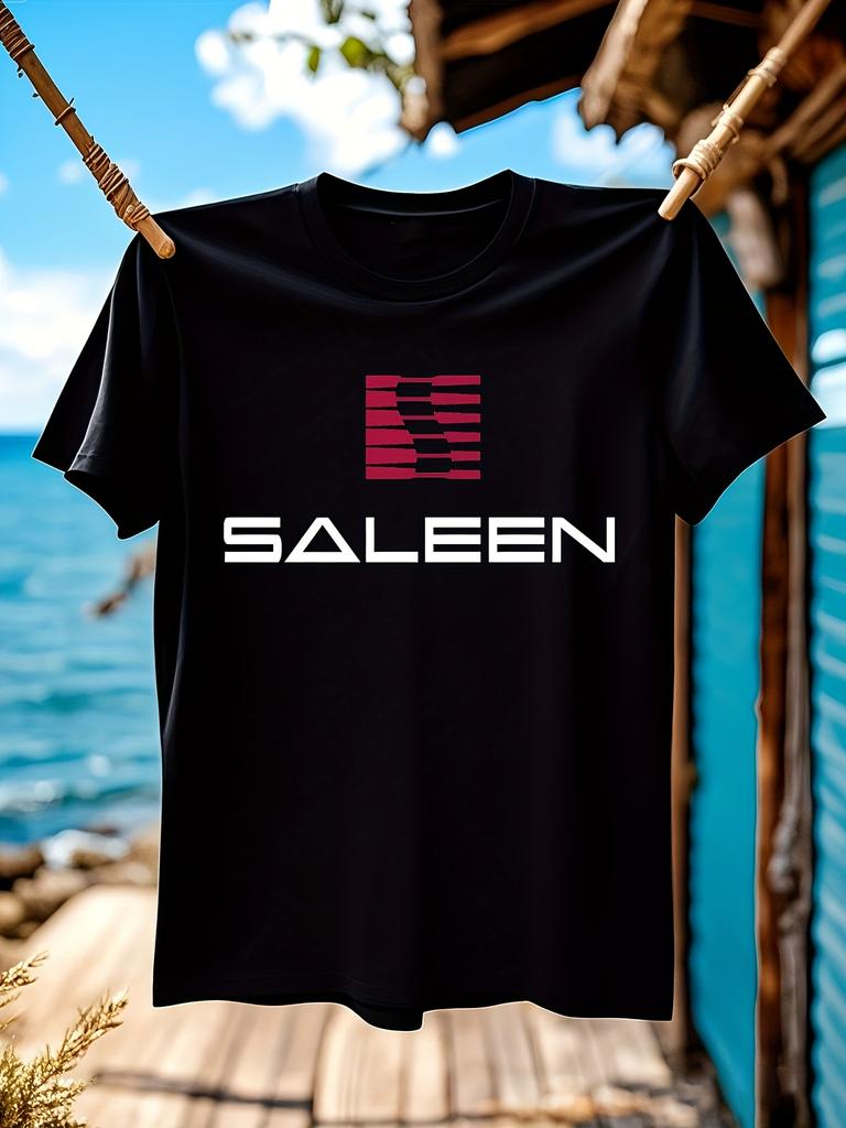 SALEEN Performance Racing Logo Tshirt Black with Red Whit...