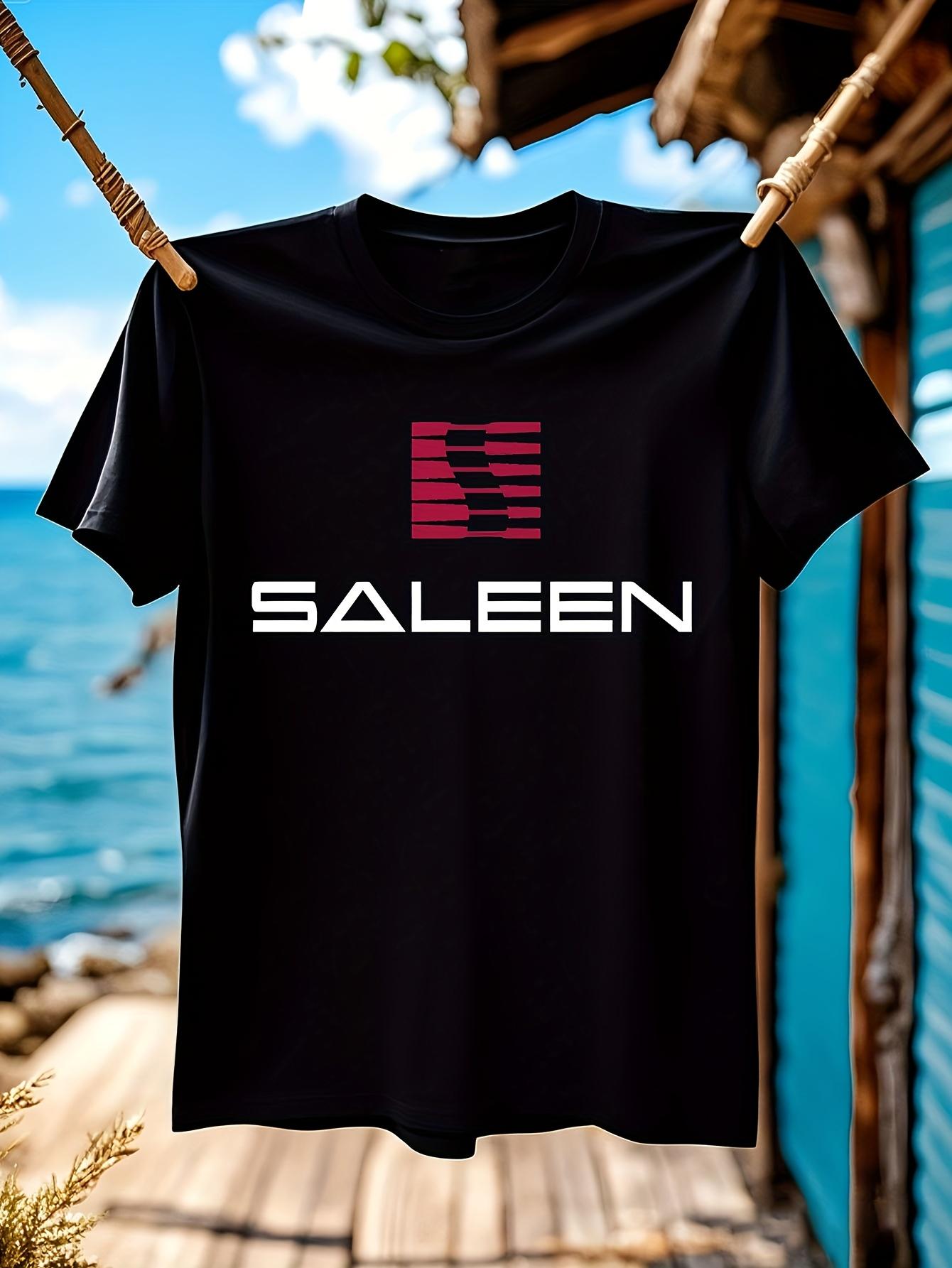 SALEEN Performance Racing Logo Tshirt Black with Red Whit... XXXL