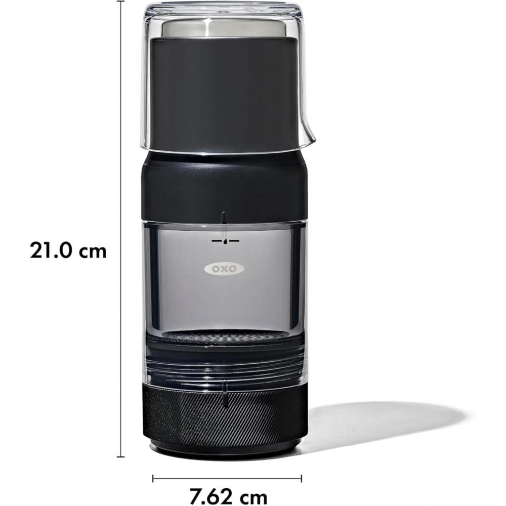 Oxo Quick Concentrated Coffee Maker Water Brew Bottle Lightweight Carry 4 Cups