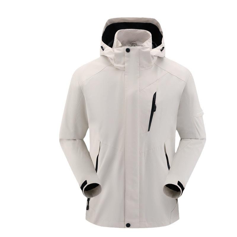 

Outdoor Sports Three-in-one Down Jacket Removable Winter Windproof Waterproof Men and Women s Same Jacket S