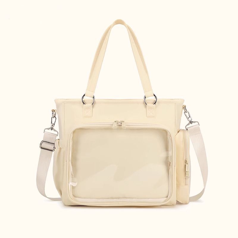 Schoolbag Three-purpose messenger bag Pain bag Large capacity tote bag Versatile shoulder bag Social animal commuter women's backpack