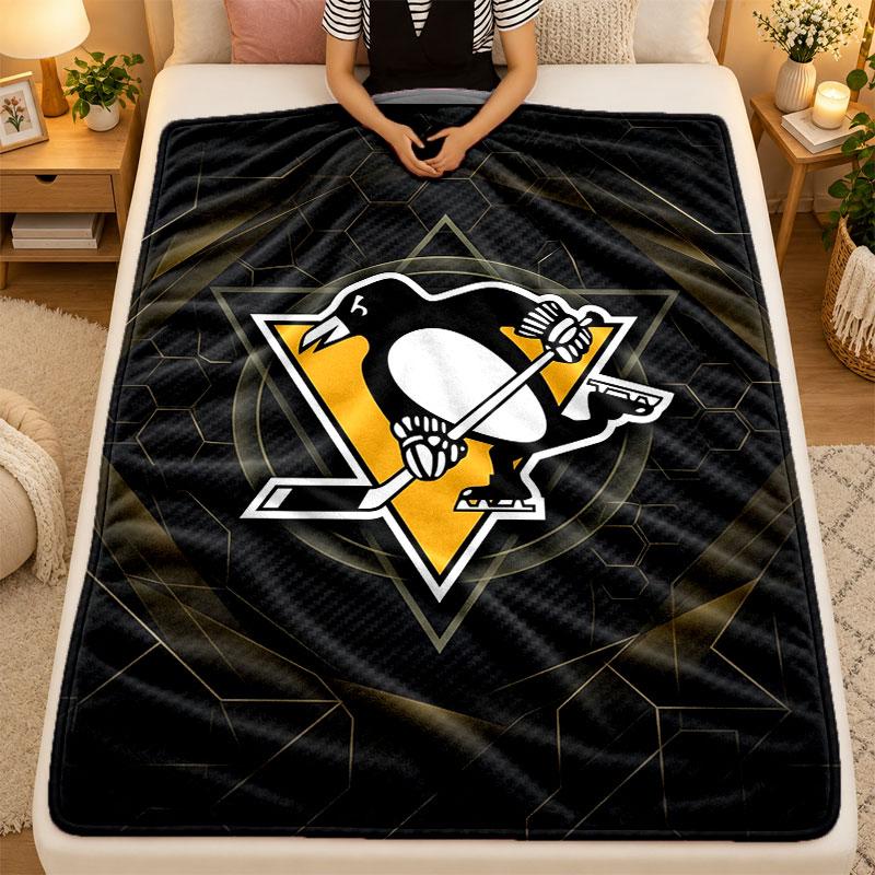 Flaneldecke Pittsburgh Penguins Warme Weiche Decke für den Innenbereich Sofa Bett Wohnzimmergebrauch