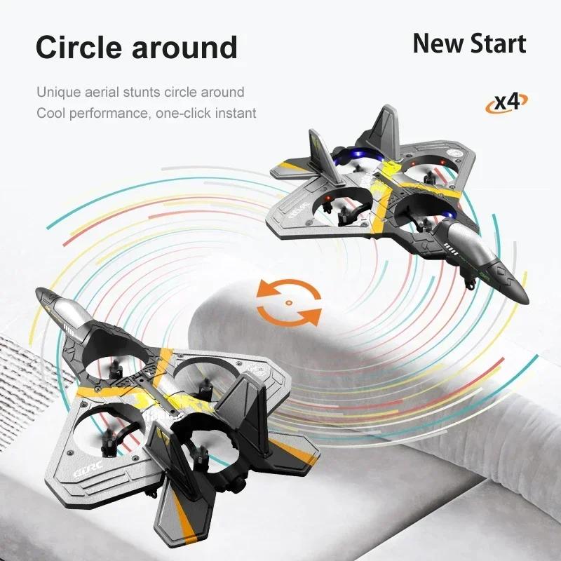Drone V17 RC Remote Control Airplane 2.4G Remote Control Fighter Hobby Plane Glider Airplane EPP Foam Toys RC drone Kids Gift