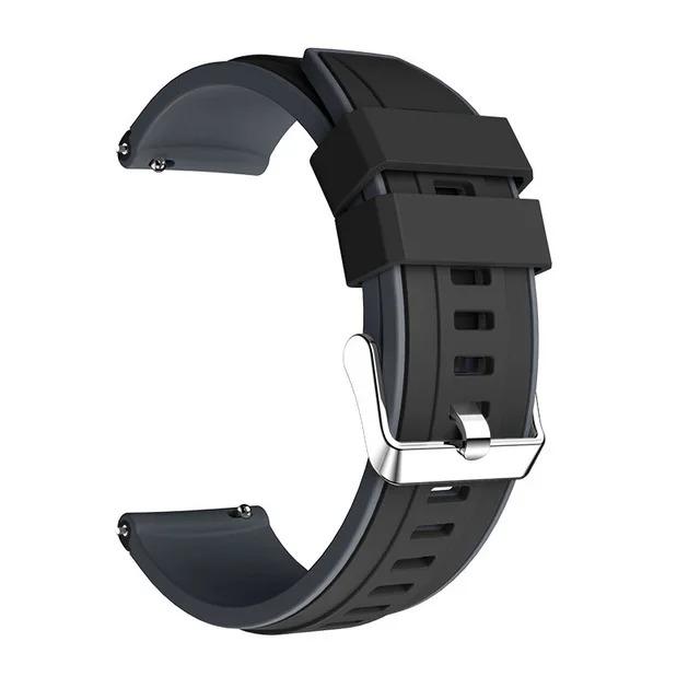 For Samsung Galaxy Watch 3 45mm Strap 22mm Silicone Bracelet Watchbands For Galaxy Watch 46mm SM-R800 Gear S3 Frontier Wristband