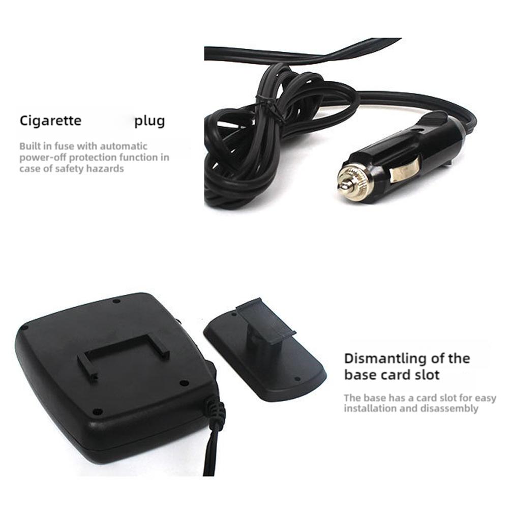 Car Heater Fan 12V/24V 200W Car Heater Electric Cooling Heating Auto Windshield Defroster Defogging Demister Accessories