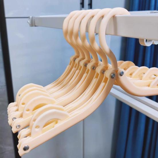 Folding Rack Storage with Hook Head Clothes Bag Closet Organization Accessory