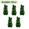 Schaumstoff Osterhase Mini Grün Künstlicher Hase für Hausparty Garten Osterdekoration Lebendiger Hase Oster Schreibtischornament