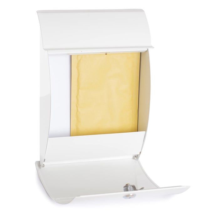 Boîte aux lettres murale - ARREGUI - Galan E5961 - Acier - Blanc - Taille S