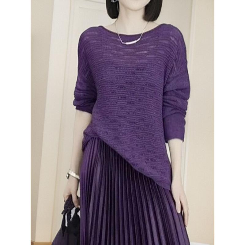 

Casual Versatile Two-Piece Set: Autumn/Winter Style in Pure Color for Commuting XL