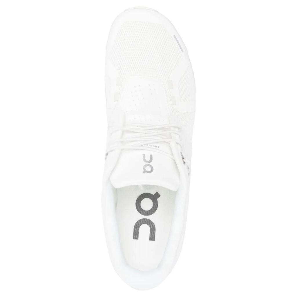On Cloud 5 Slip Resistant Abrasion Resistant Low top Running Shoes Men's White 5998918