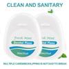 Mint Flavored Dental Floss Roll - Interdental Cleaning Tools Adult Home Oral Care Set - 6/3/1 Pcs White Box Options